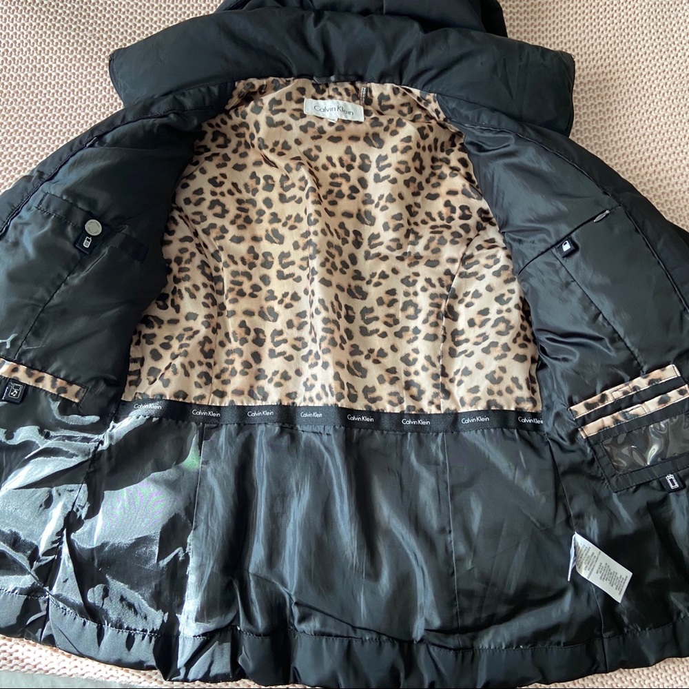 Calvin Klein black puffer jacket size Medium - Picture 6 of 11